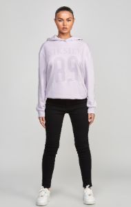 Purple Oversized 89 Hoodie sold by Siksilk