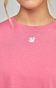 Pink Essential Boyfriend T-Shirt sold by Siksilk