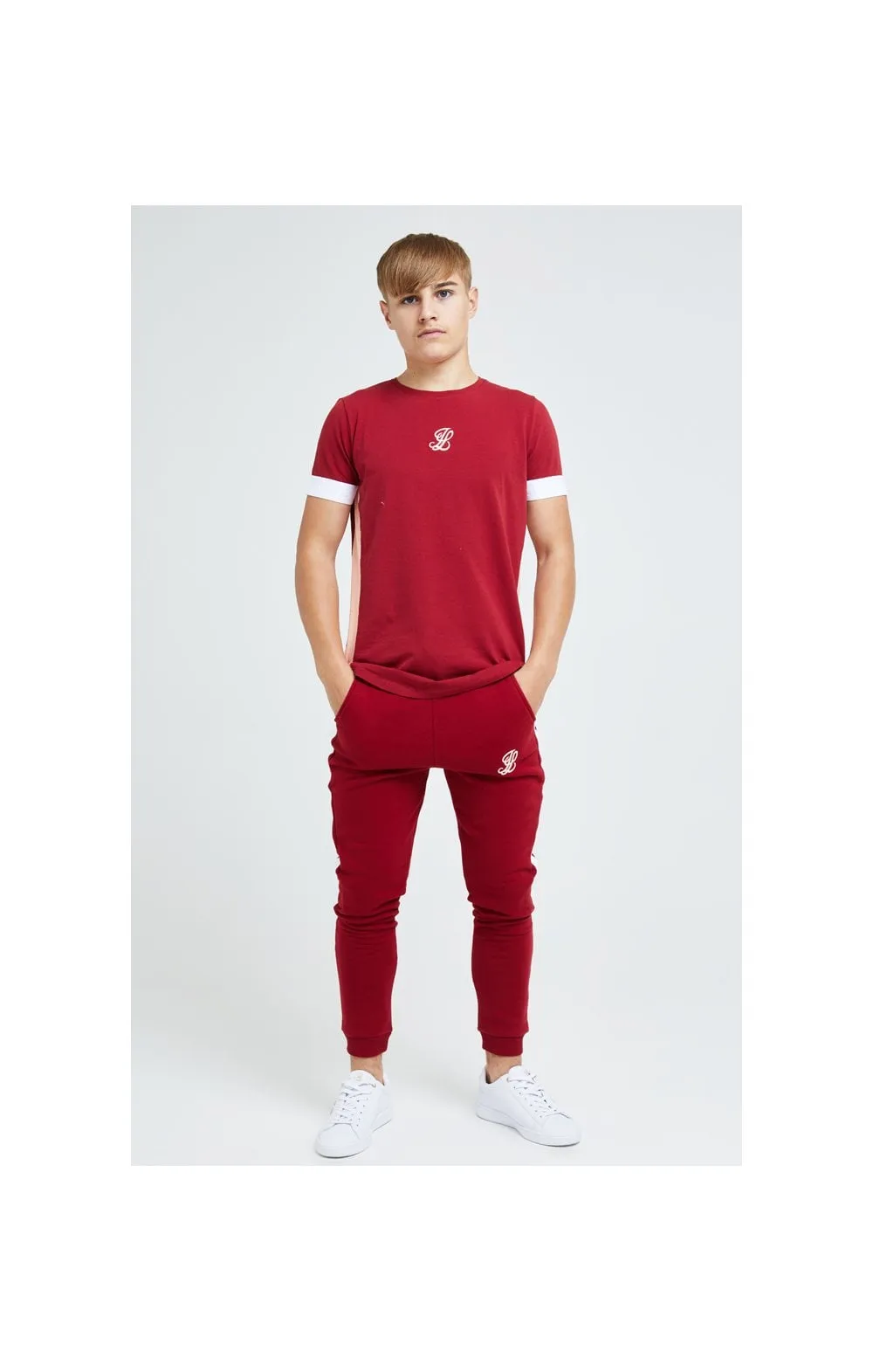 Illusive London Divergence Slide Tee - Pink & Red sold by Siksilk product image thumbnail 4