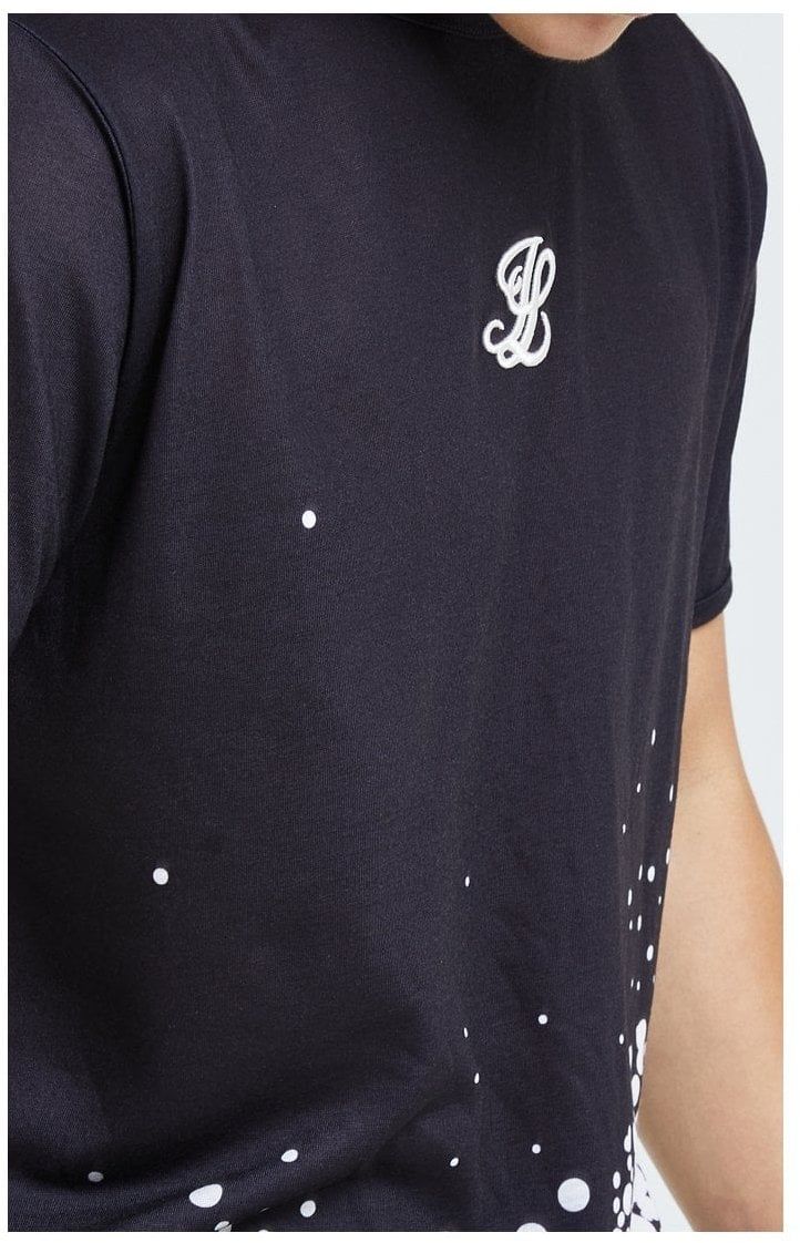 Illusive London Erupt Fade Tee - Black & Cream sold by Siksilk product image thumbnail 3