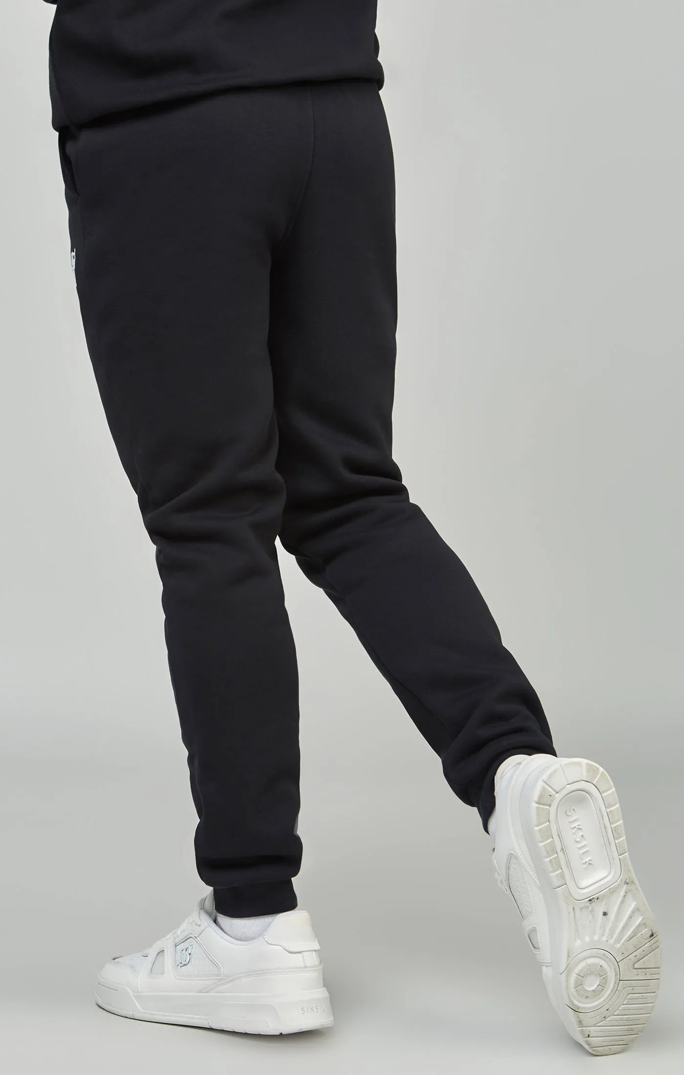 Boys Black Essentials Jogger sold by Siksilk product image thumbnail 4