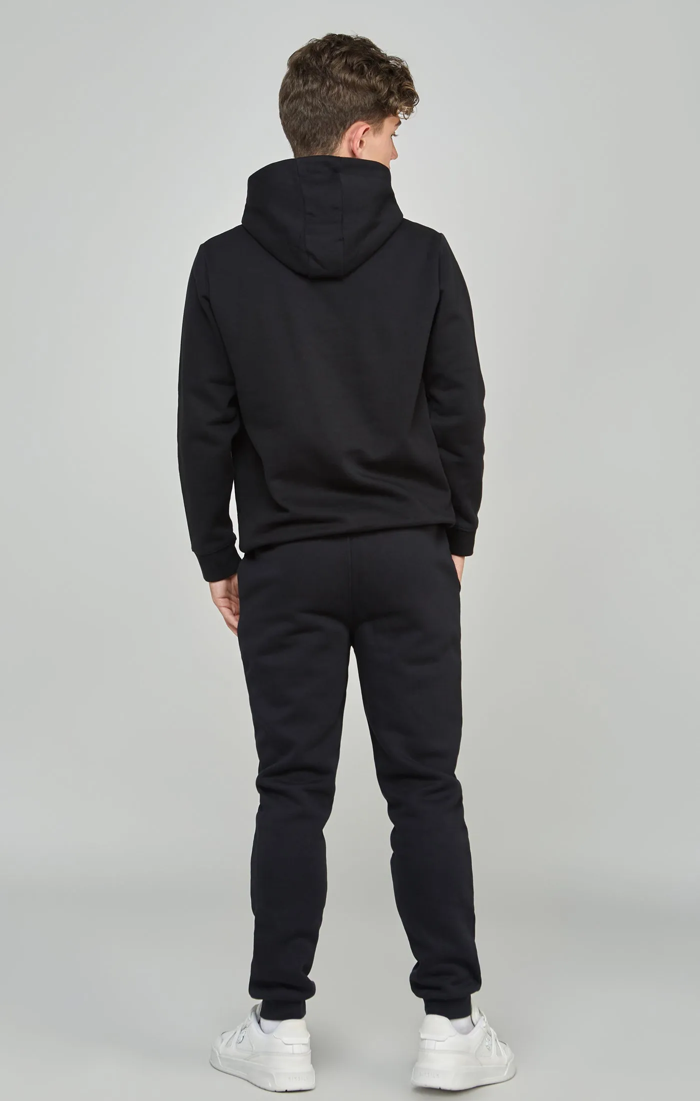 Boys Black Essentials Jogger sold by Siksilk product image thumbnail 5