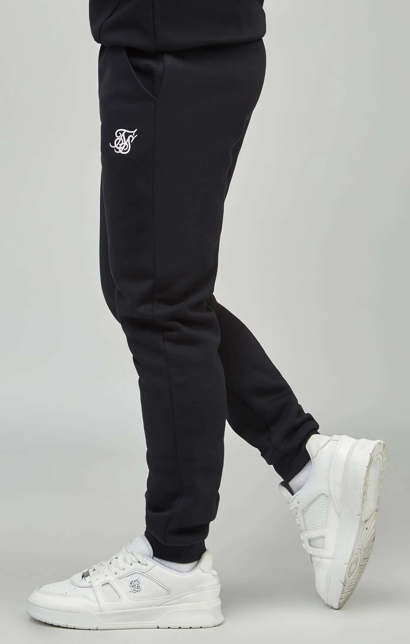 Boys Black Essentials Jogger sold by Siksilk product image thumbnail 2
