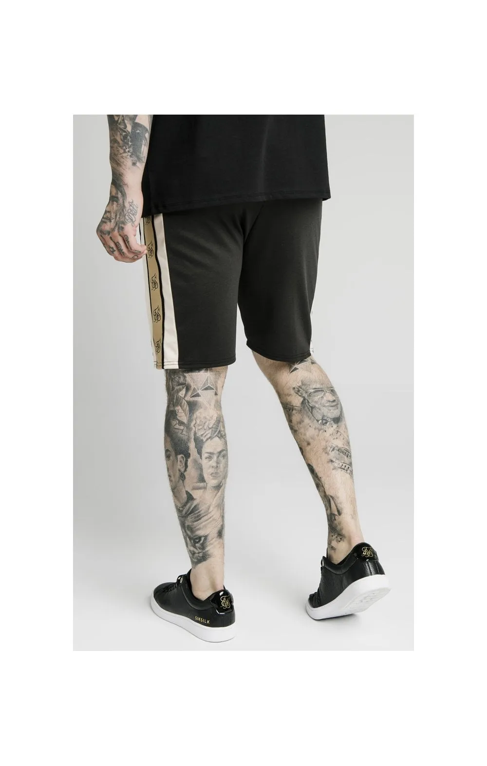 SikSilk Premium Tape Pleated Shorts - Anthracite sold by Siksilk product image thumbnail 3
