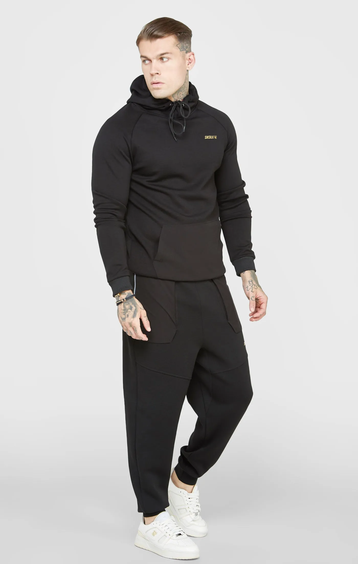 Black Sports Hoodie sold by Siksilk product image thumbnail 4