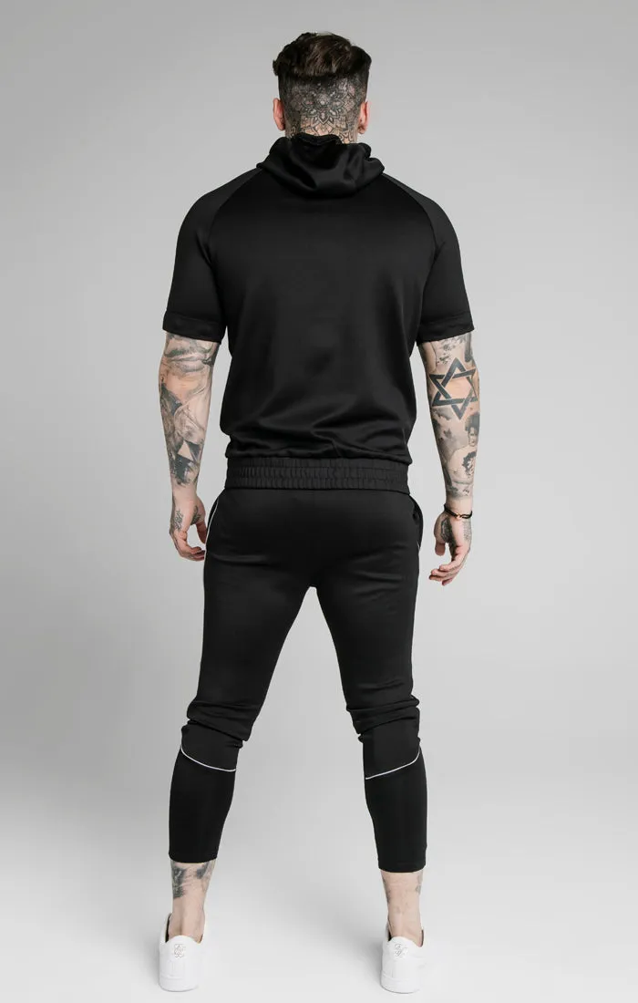 SikSilk Zip Through Hoodie Detachable Sleeves - Black sold by Siksilk product image thumbnail 5