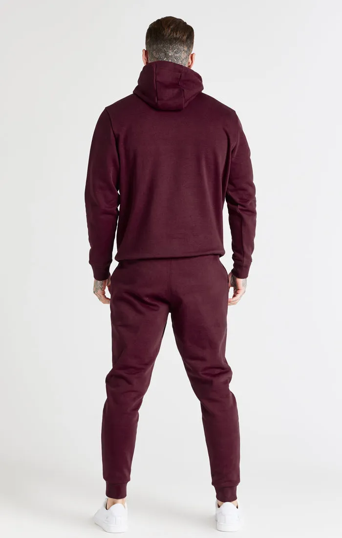 Burgundy Essential Overhead Hoodie sold by Siksilk product image thumbnail 5