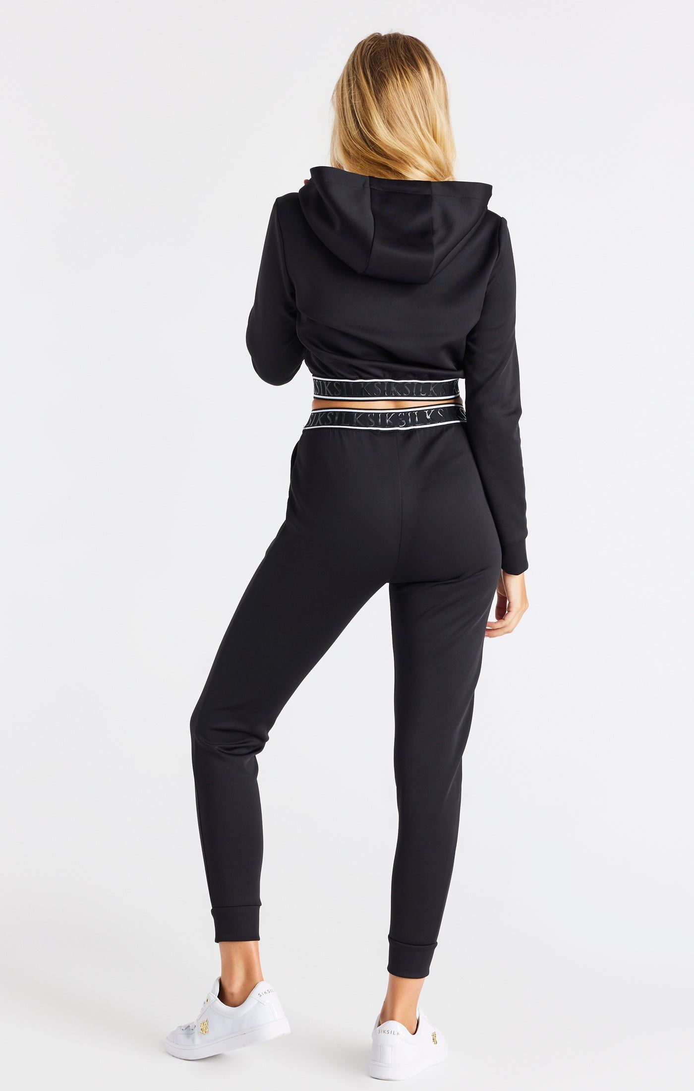 SikSilk Exhibit Luxe Tracksuit Bottoms - Black sold by Siksilk product image thumbnail 5