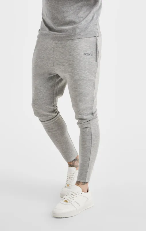 Grey Marl Sports Track Pant sold by Siksilk