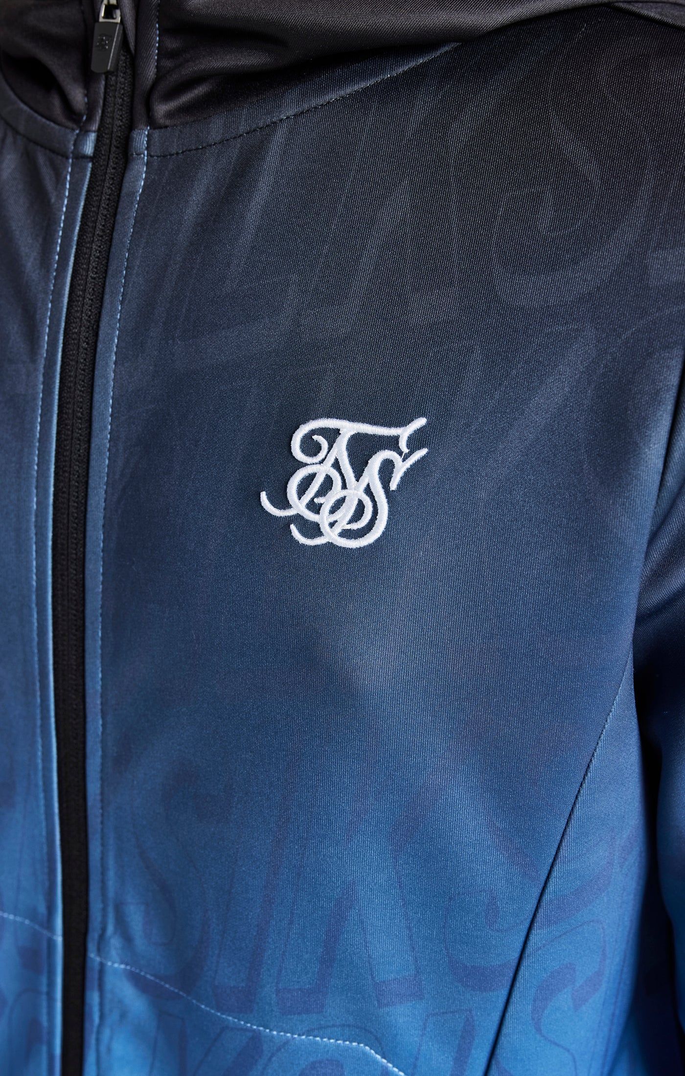 Boys Blue Fade Zip Thru Hoodie sold by Siksilk product image thumbnail 2