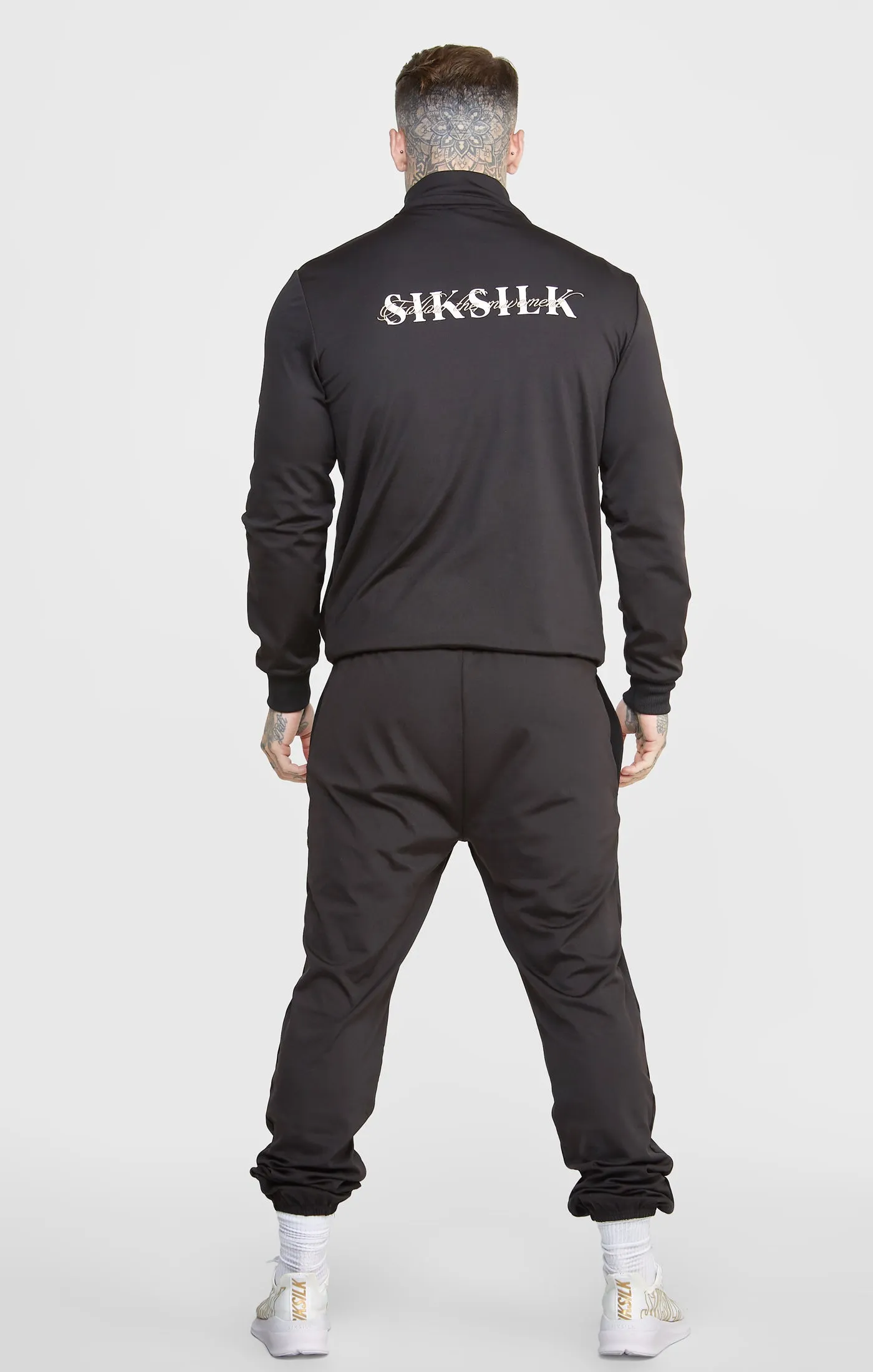 SikSilk Zonal Funnel Neck Zip Through - Black sold by Siksilk product image thumbnail 5