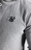Grey Marl Waffle Zip Thru Hoodie sold by Siksilk