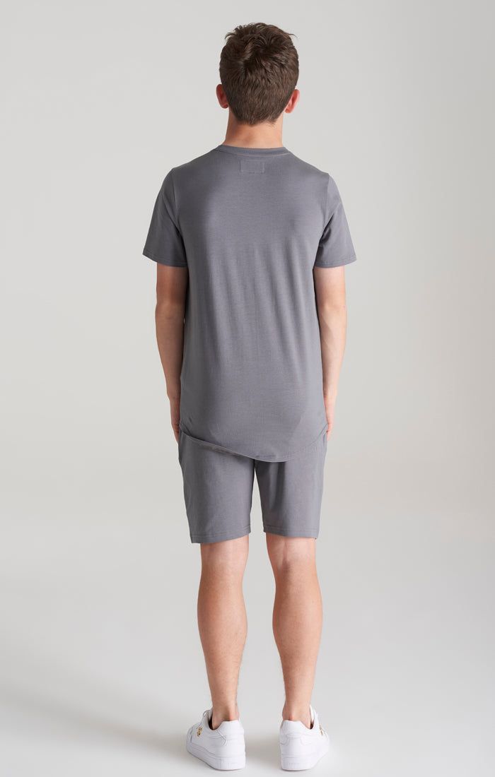 Boys Grey T-Shirt And Short Twin Set sold by Siksilk product image thumbnail 8