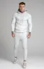 Grey Embroidered Panel Cuffed Pant sold by Siksilk