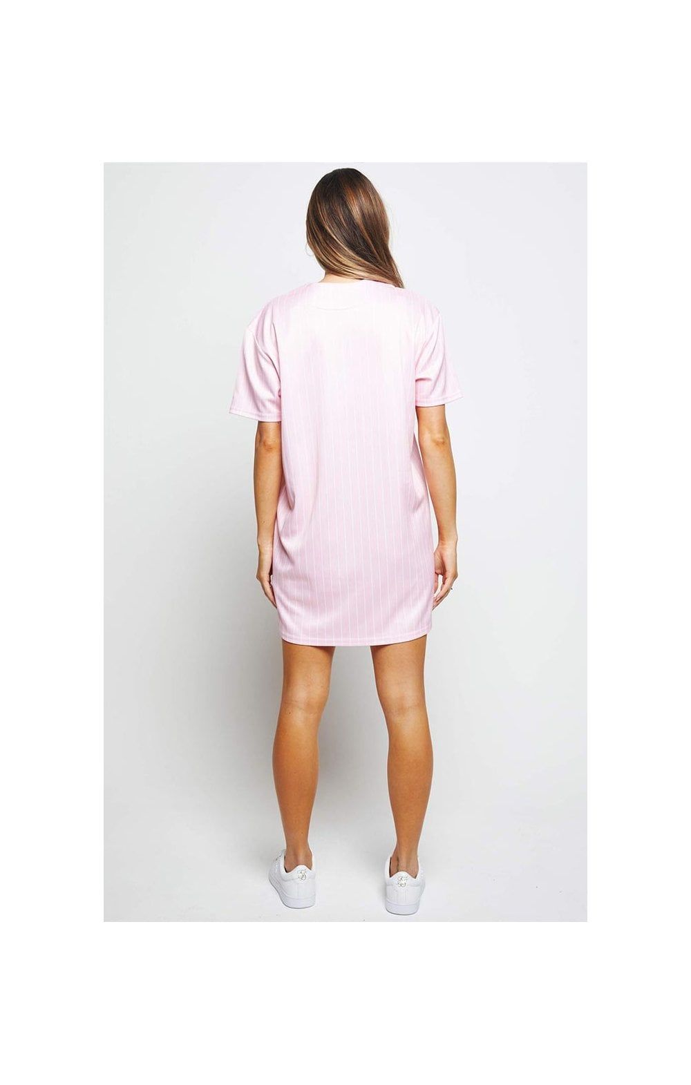SikSilk Original Stripe Baseball Jersey – Pink sold by Siksilk product image thumbnail 5