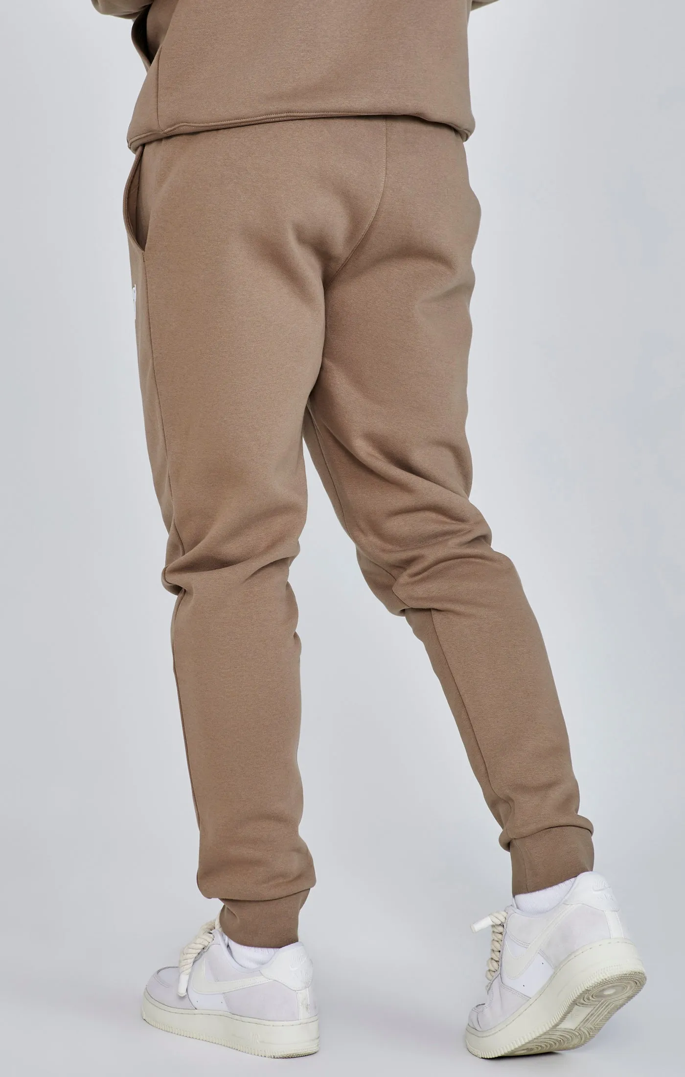 Brown Essentials Joggers sold by Siksilk product image thumbnail 4