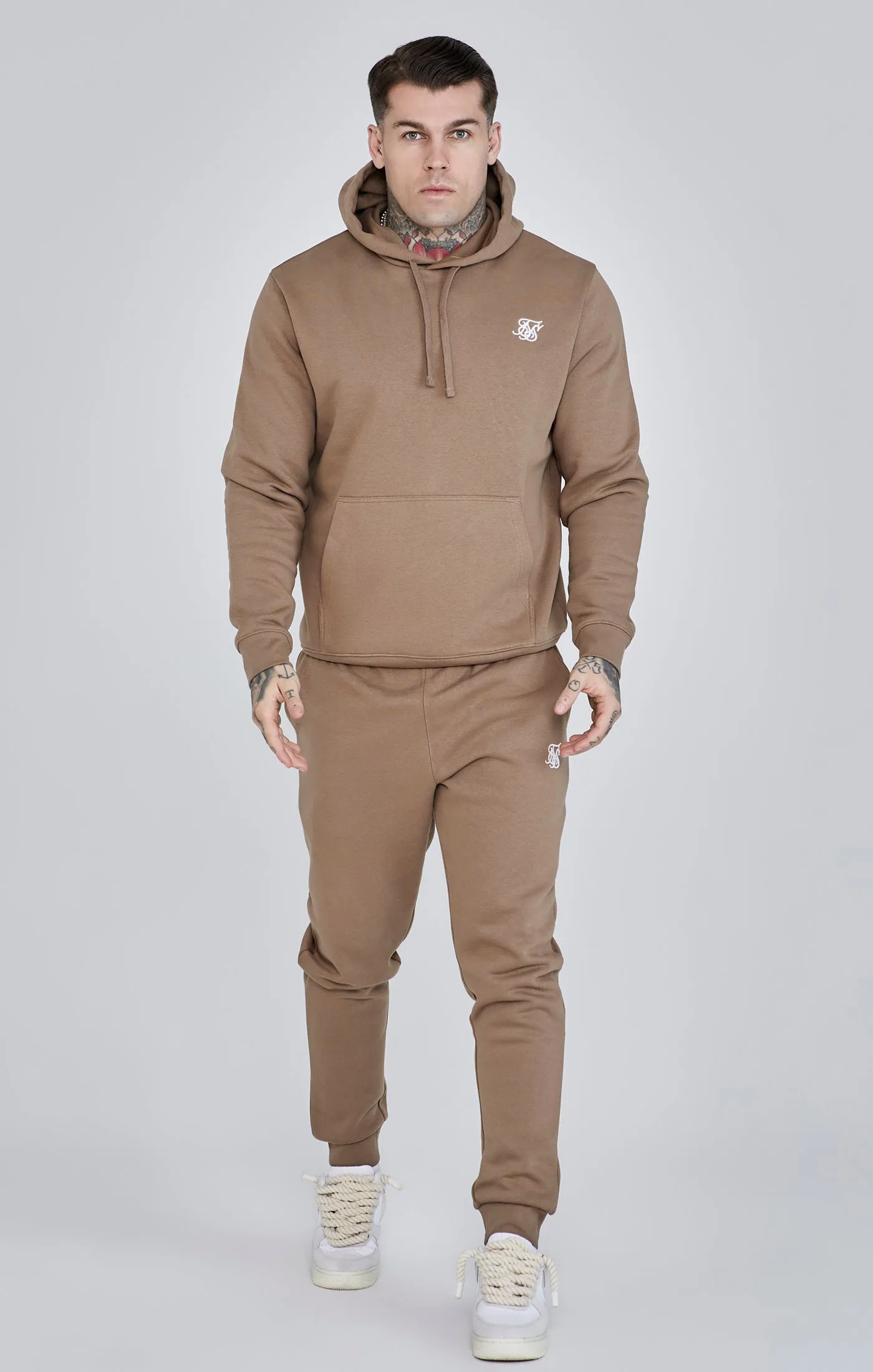Brown Essentials Joggers sold by Siksilk product image thumbnail 2