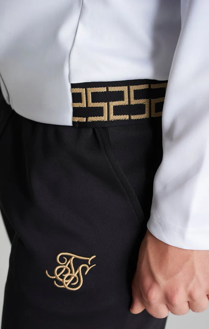 Boys Black Fade Taped Zip Thru Hoodie sold by Siksilk product image thumbnail 3