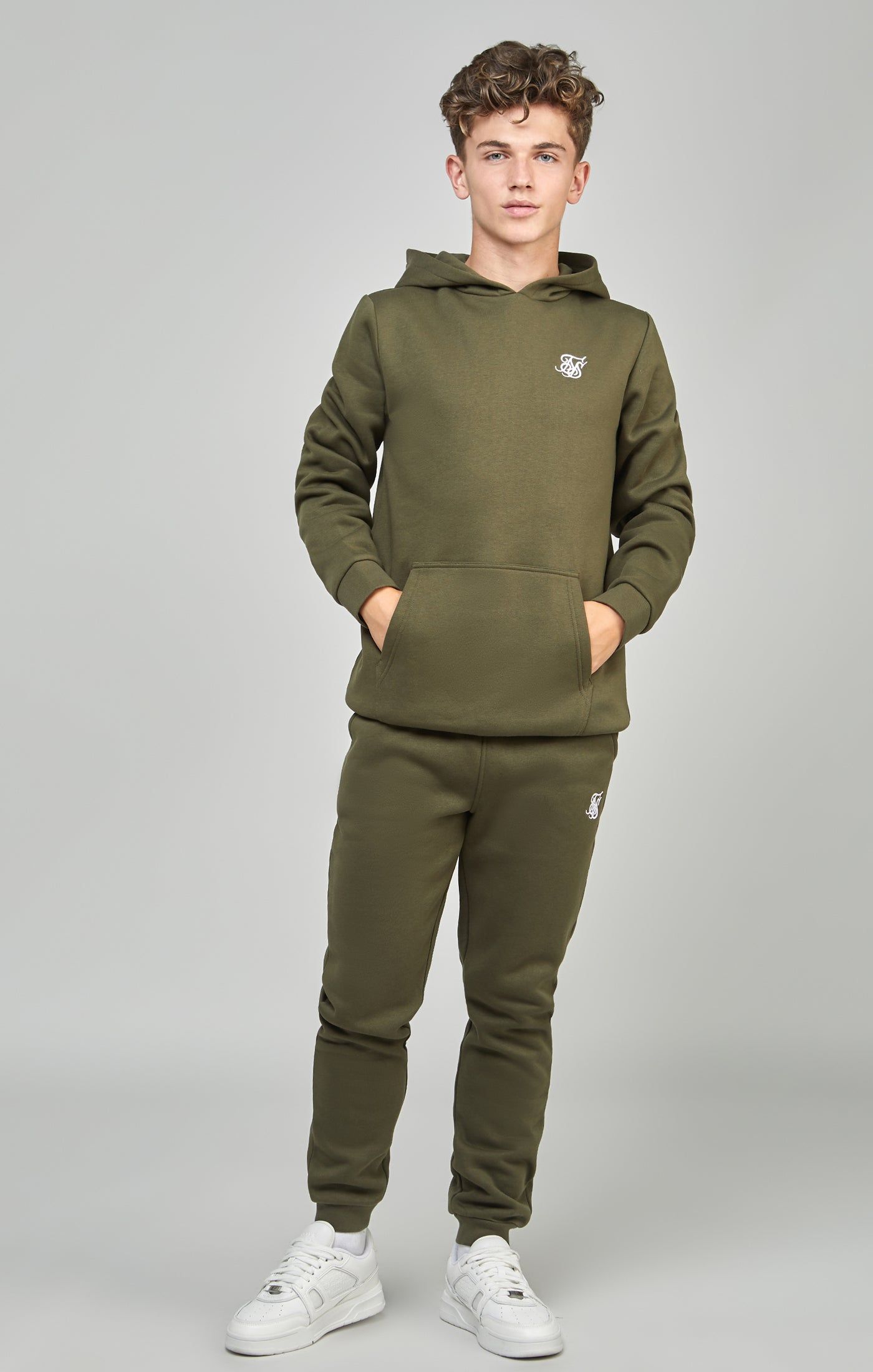 Boys Khaki Essentials Jogger sold by Siksilk product image thumbnail 3