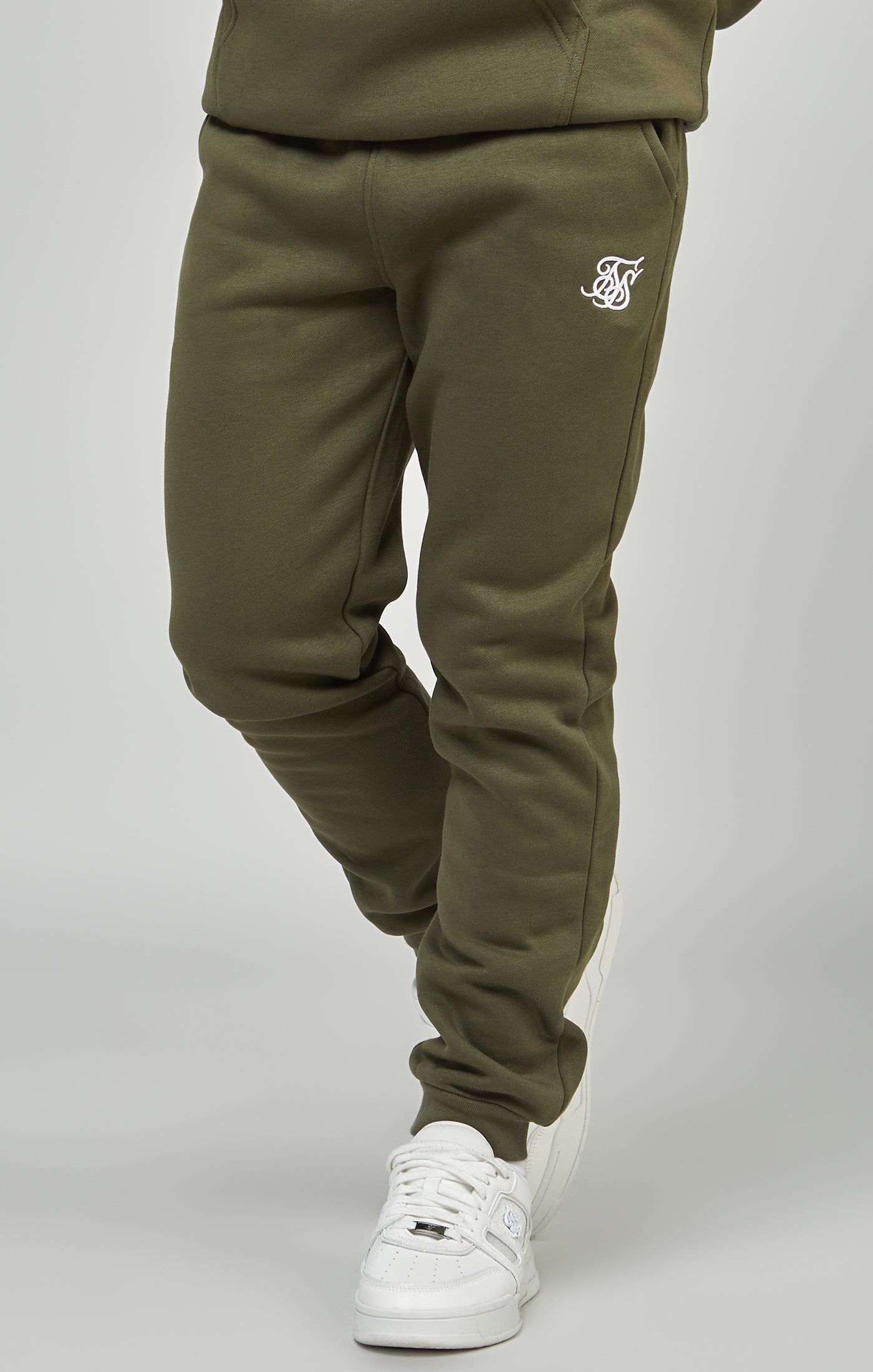 Boys Khaki Essentials Jogger sold by Siksilk