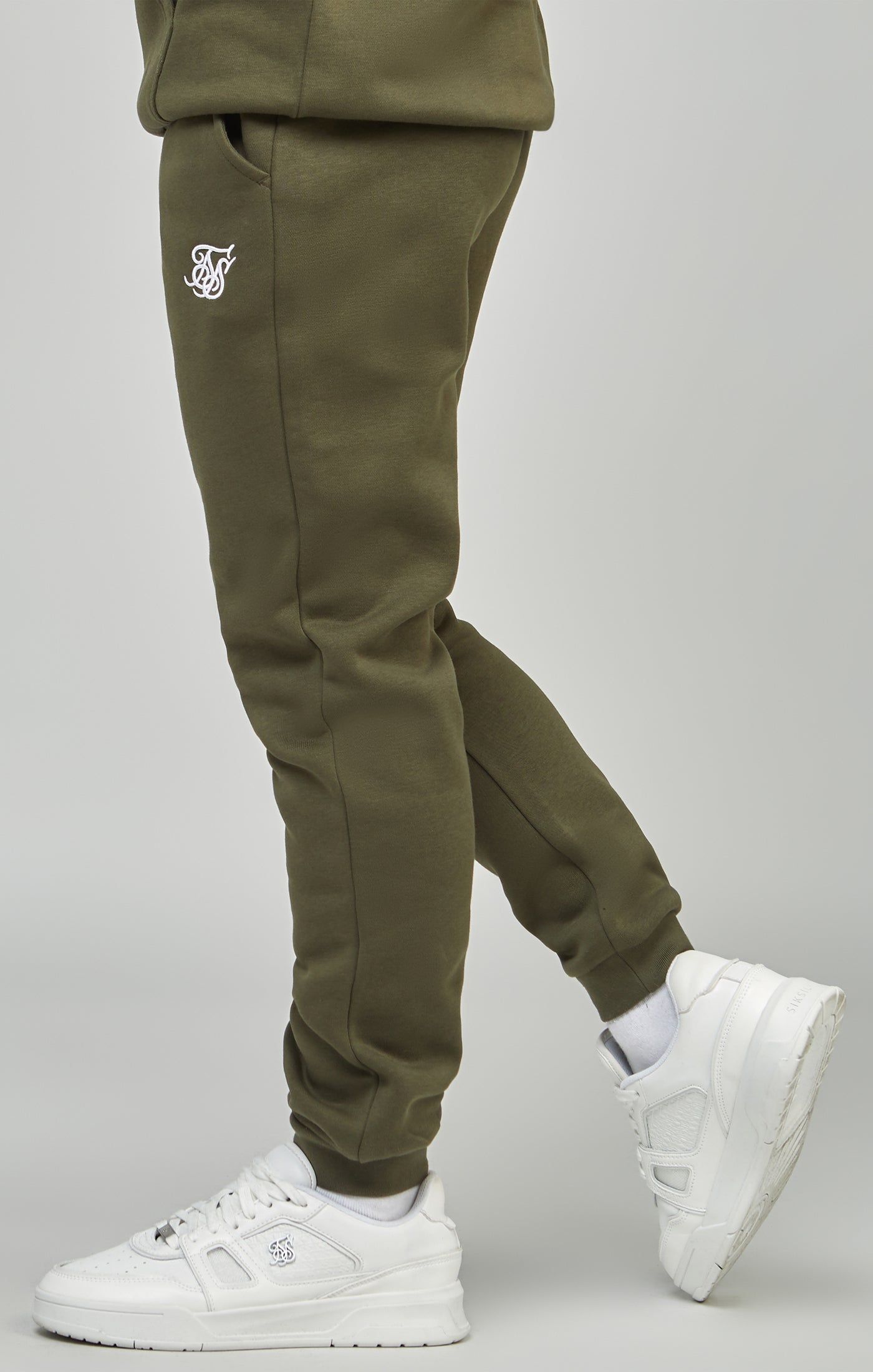 Boys Khaki Essentials Jogger sold by Siksilk product image thumbnail 2
