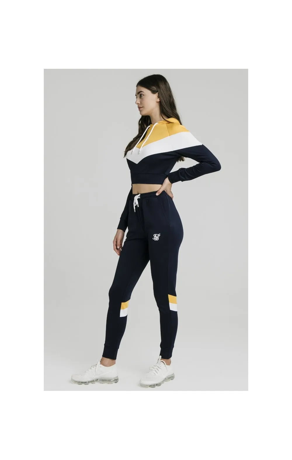 SikSilk Retro Sports Track Pants - Peacoat sold by Siksilk product image thumbnail 3