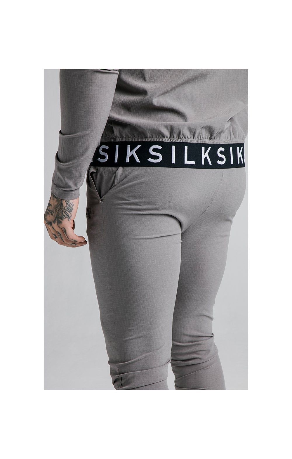 SikSilk Agility Poly Ripstop Track Pants - Grey sold by Siksilk product image thumbnail 2
