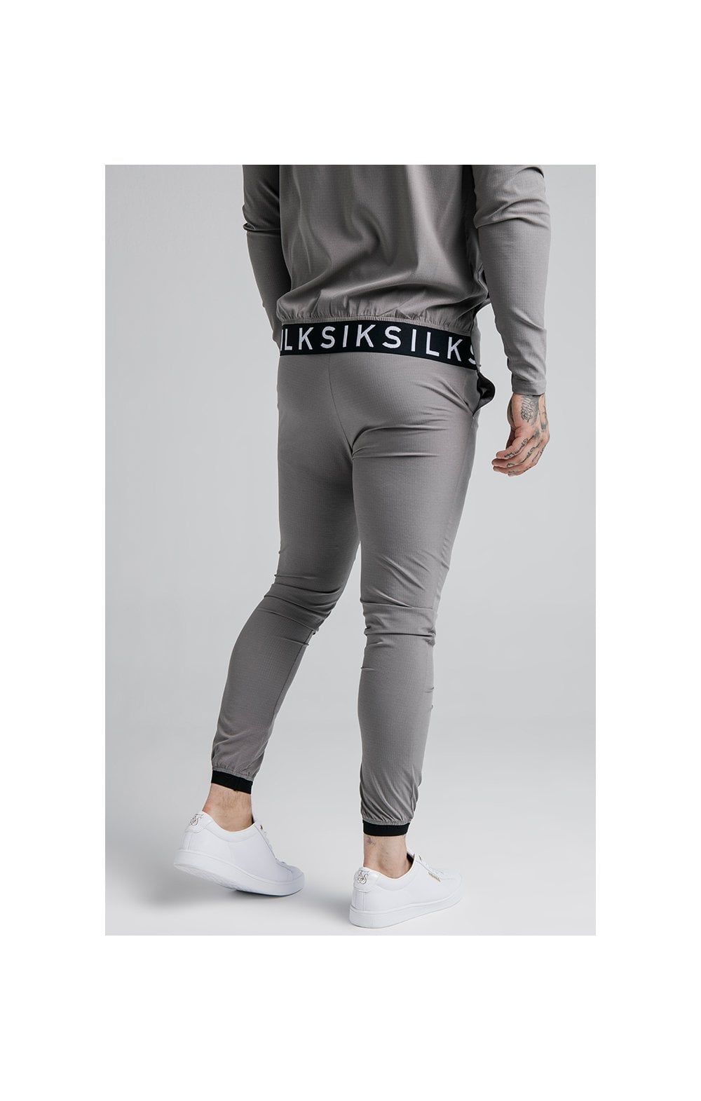 SikSilk Agility Poly Ripstop Track Pants - Grey sold by Siksilk product image thumbnail 3