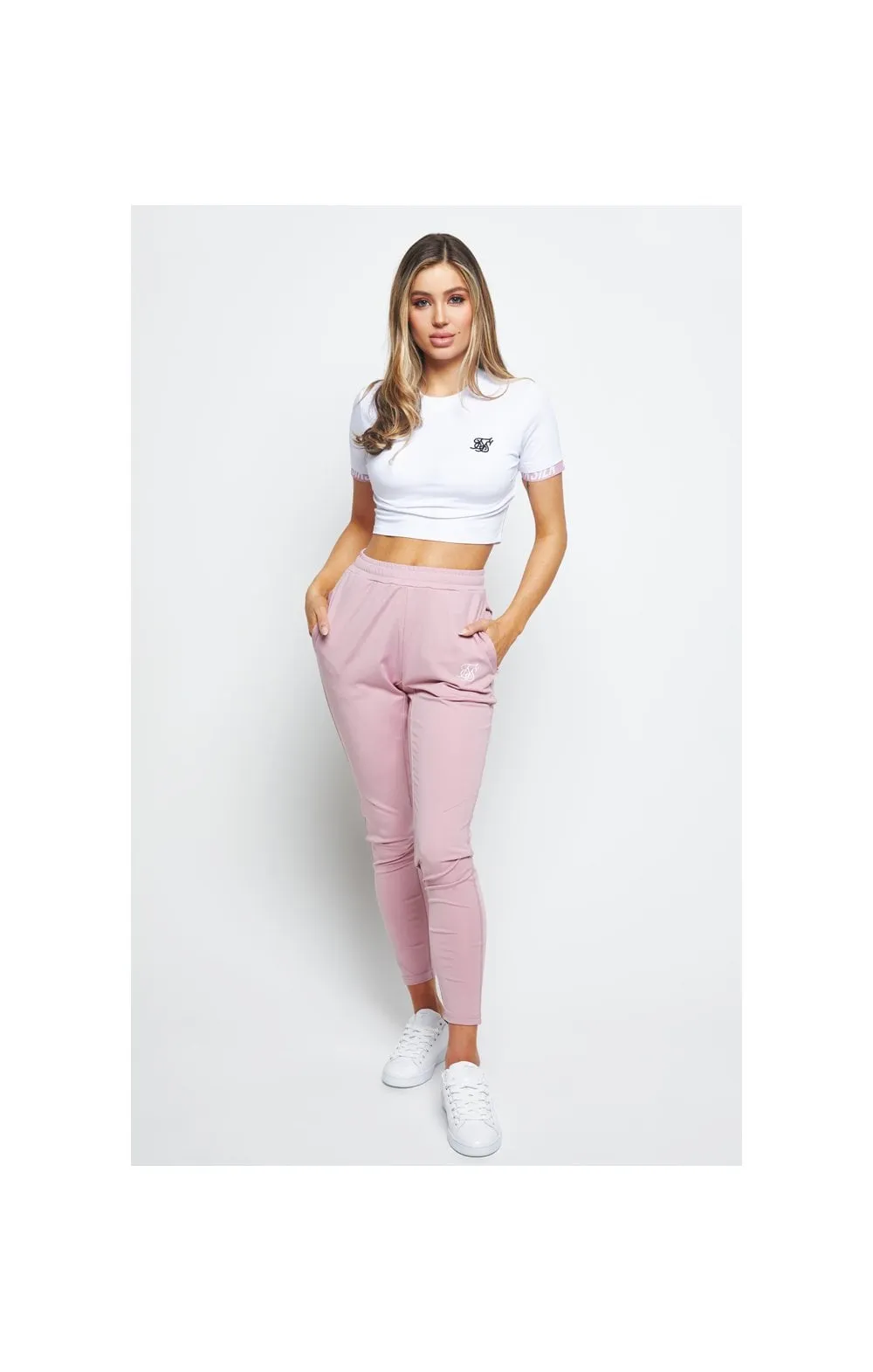 SikSilk Zephyr Crop Tee - White sold by Siksilk product image thumbnail 5