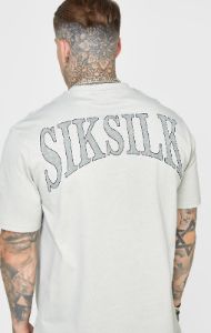 Grey Varsity Oversized T-Shirt sold by Siksilk