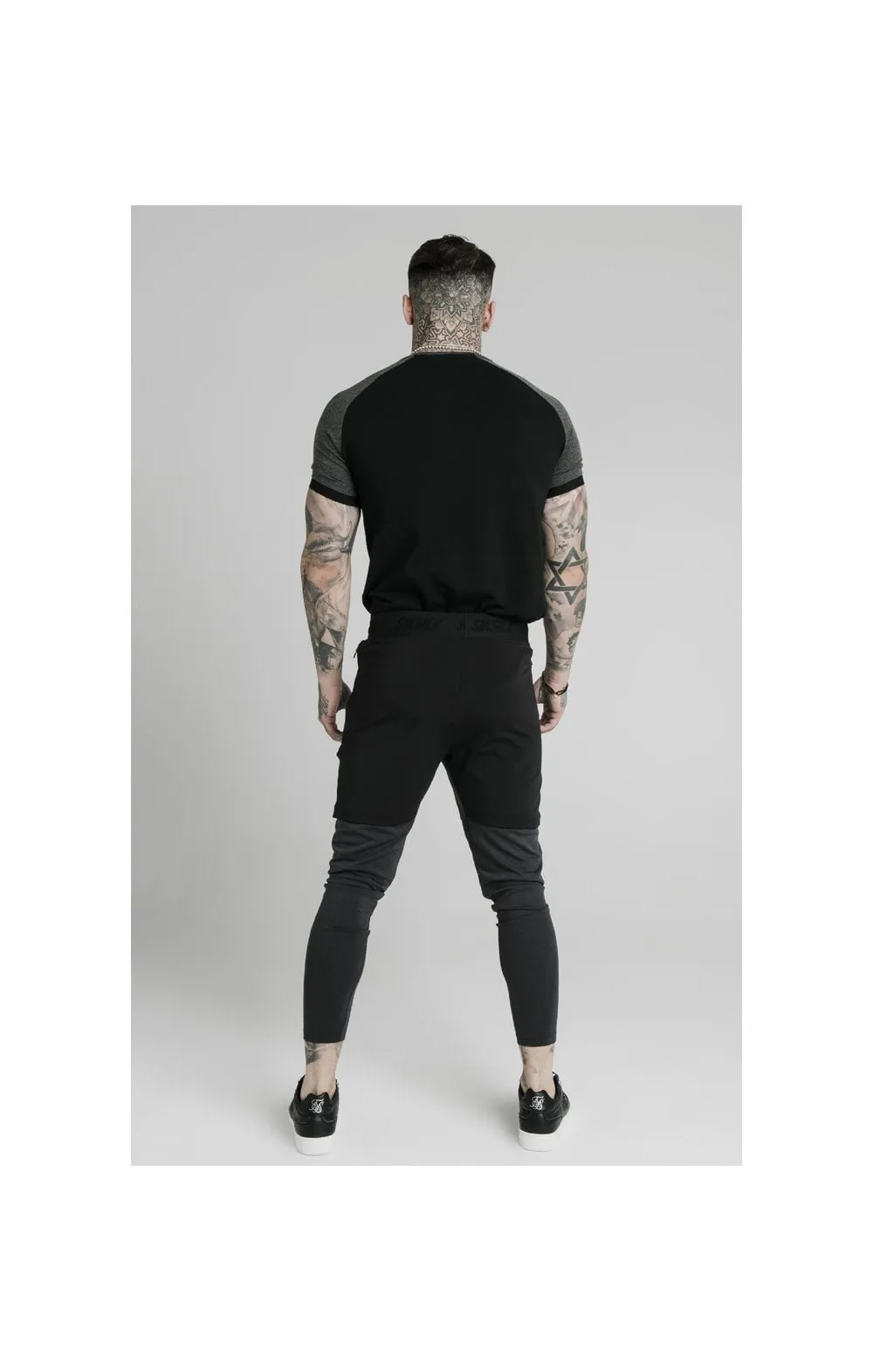 SikSilk S/S Advanced Tech Tee - Black sold by Siksilk product image thumbnail 5