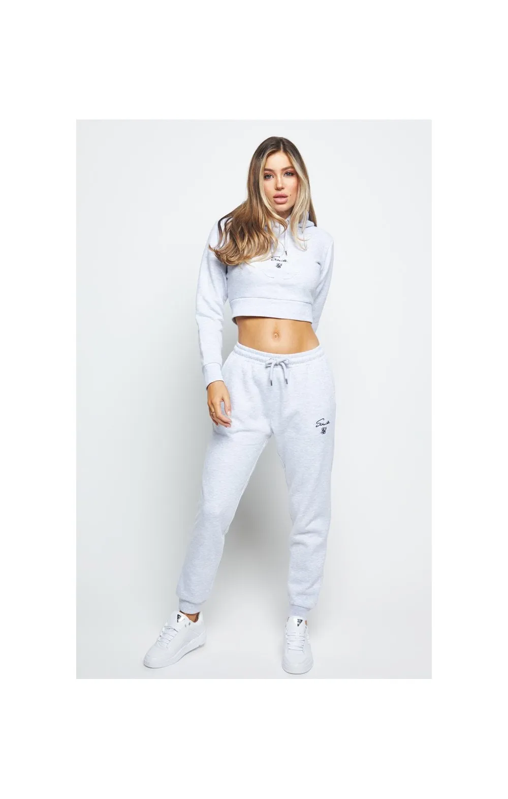 SikSilk Prestige Cropped Hoodie - Grey Marl sold by Siksilk product image thumbnail 5