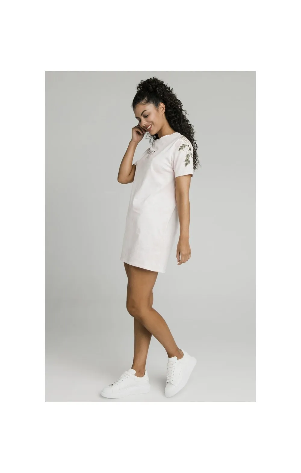 SikSilk Tye-Dye T-Shirt Dress - Pink sold by Siksilk product image thumbnail 5