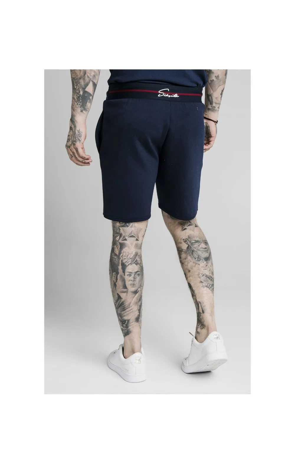SikSilk Exposed Tape Shorts - Navy sold by Siksilk product image thumbnail 2