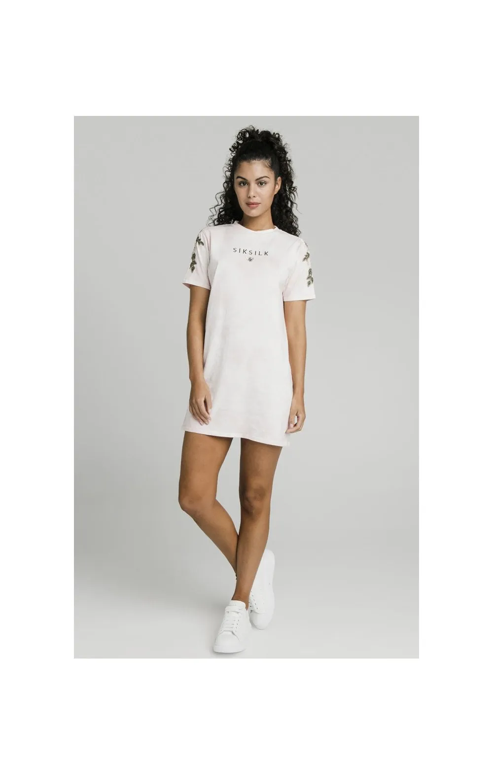 SikSilk Tye-Dye T-Shirt Dress - Pink sold by Siksilk product image thumbnail 4