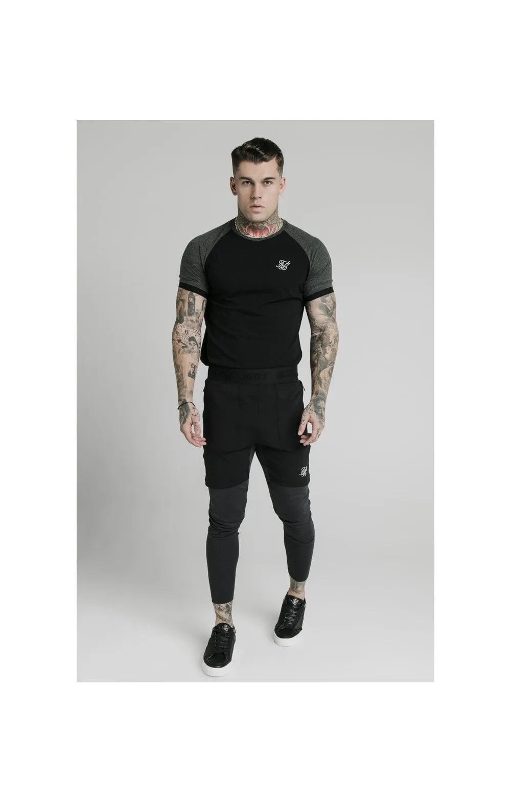 SikSilk S/S Advanced Tech Tee - Black sold by Siksilk product image thumbnail 4