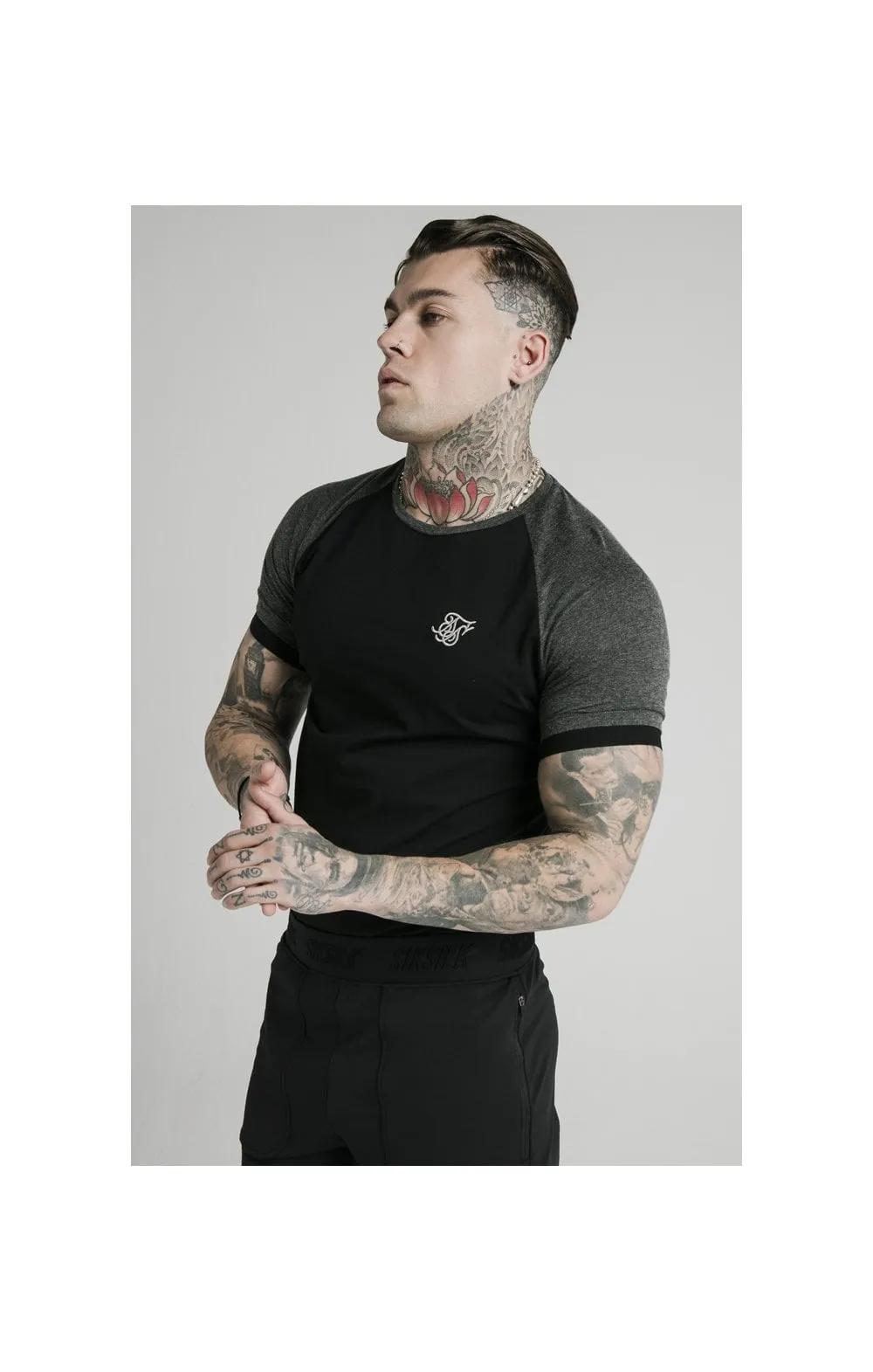 SikSilk S/S Advanced Tech Tee - Black sold by Siksilk