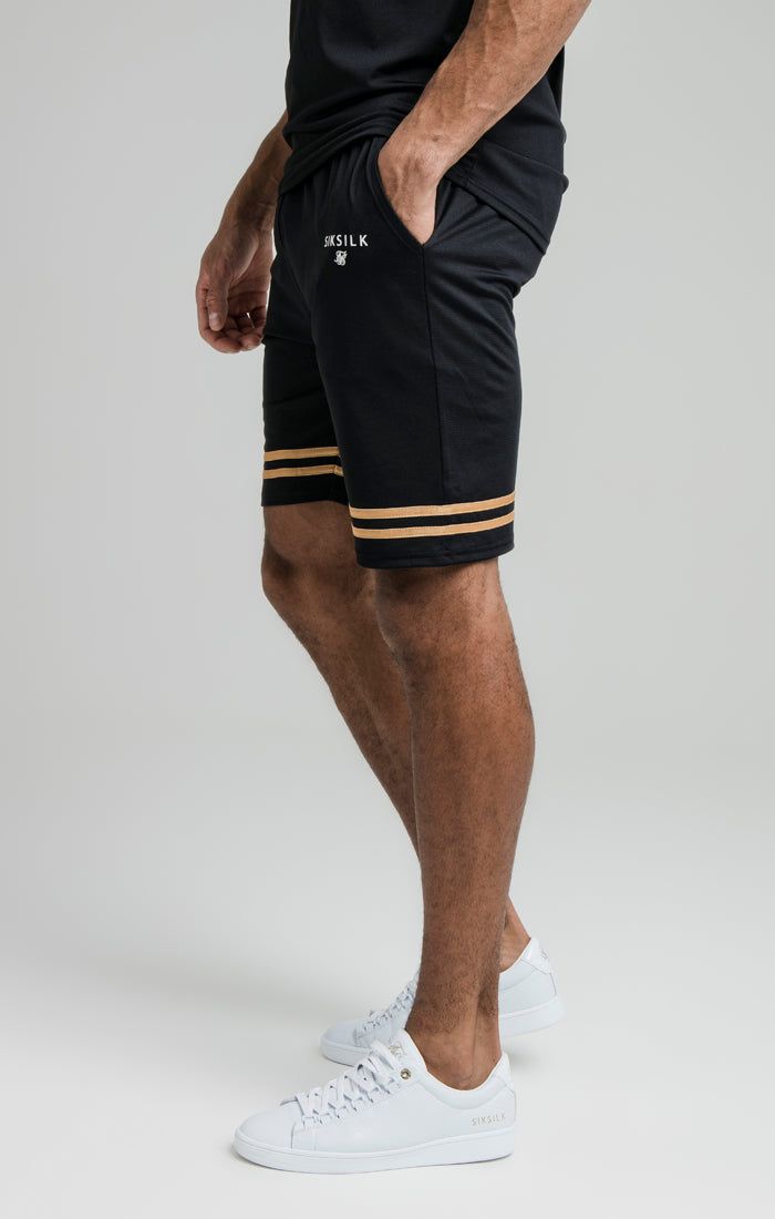 Black Relaxed Mesh Bound Short sold by Siksilk product image thumbnail 4