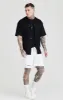 Black Applique Logo Baseball Jersey sold by Siksilk