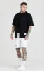 Black Applique Logo Baseball Jersey sold by Siksilk