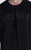 Black Applique Logo Baseball Jersey sold by Siksilk