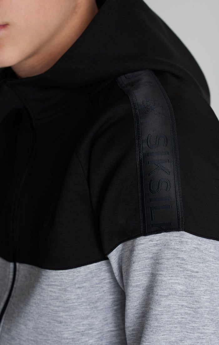 Boys Grey Poly Taped Tracksuit sold by Siksilk product image thumbnail 7