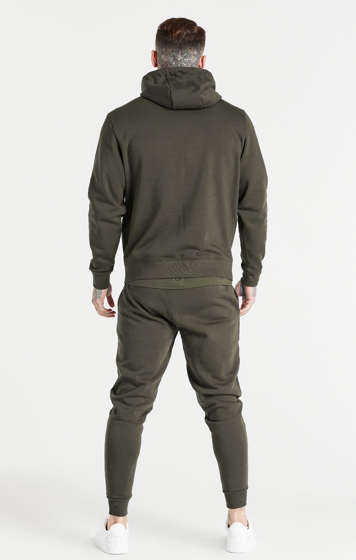 Khaki Essential Overhead Hoodie sold by Siksilk product image thumbnail 5