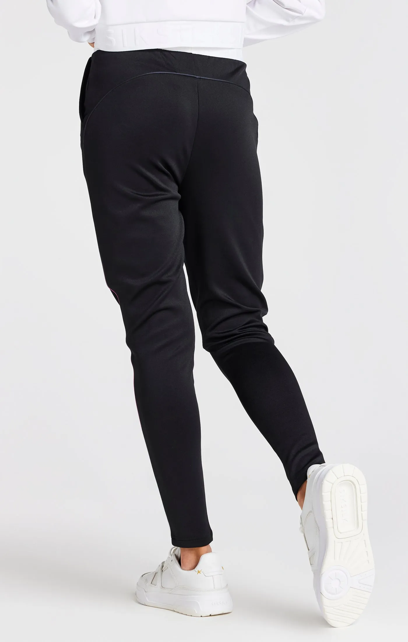 Girls Black Fade Piping Track Pant sold by Siksilk product image thumbnail 4