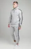 SikSilk Fleece Overhead Hoodie & Fitted Joggers - Grey sold by Siksilk