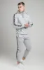 SikSilk Fleece Overhead Hoodie & Fitted Joggers - Grey sold by Siksilk