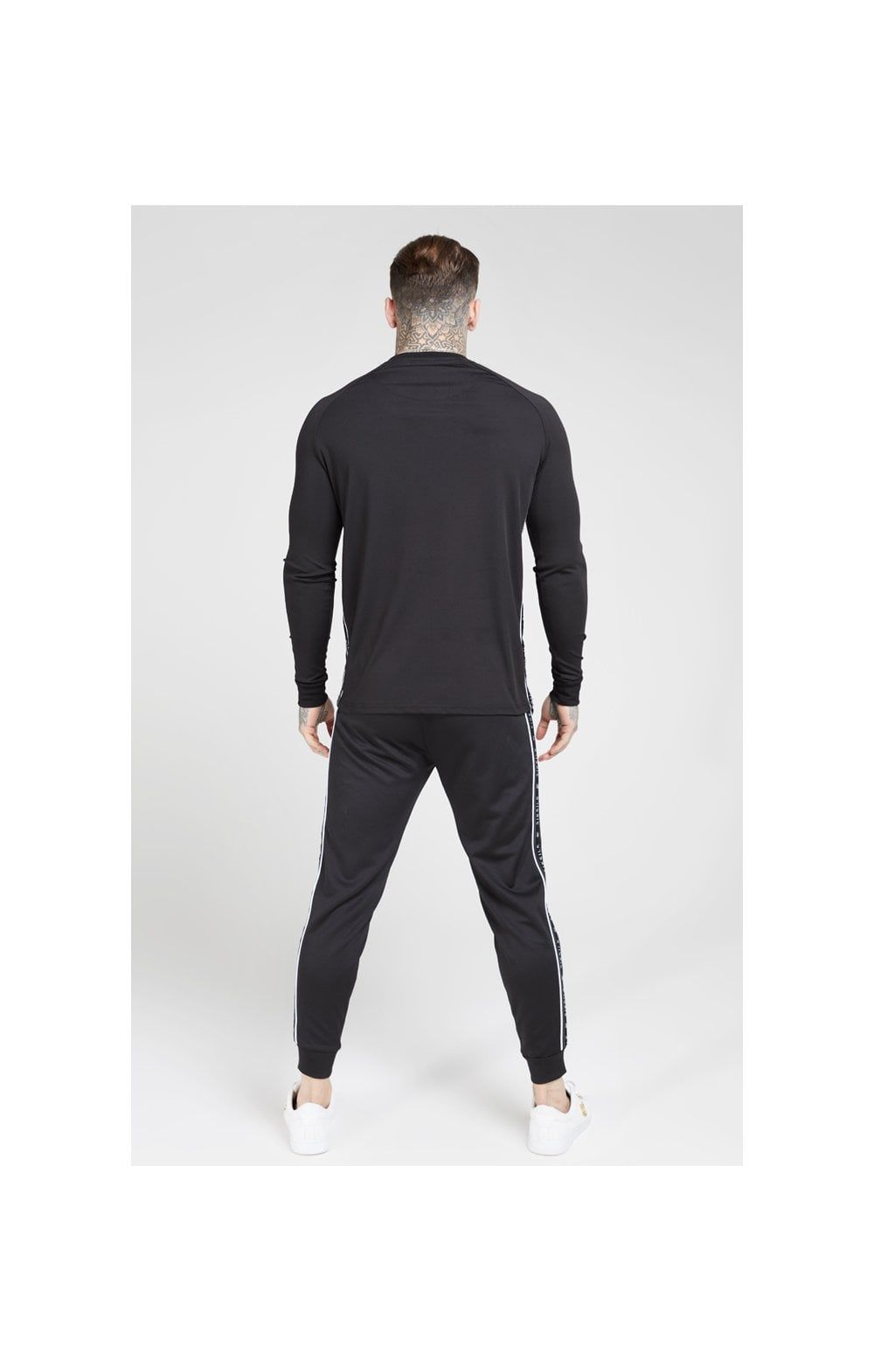 SikSilk L/S Tape Performance Sweater - Black sold by Siksilk product image thumbnail 4