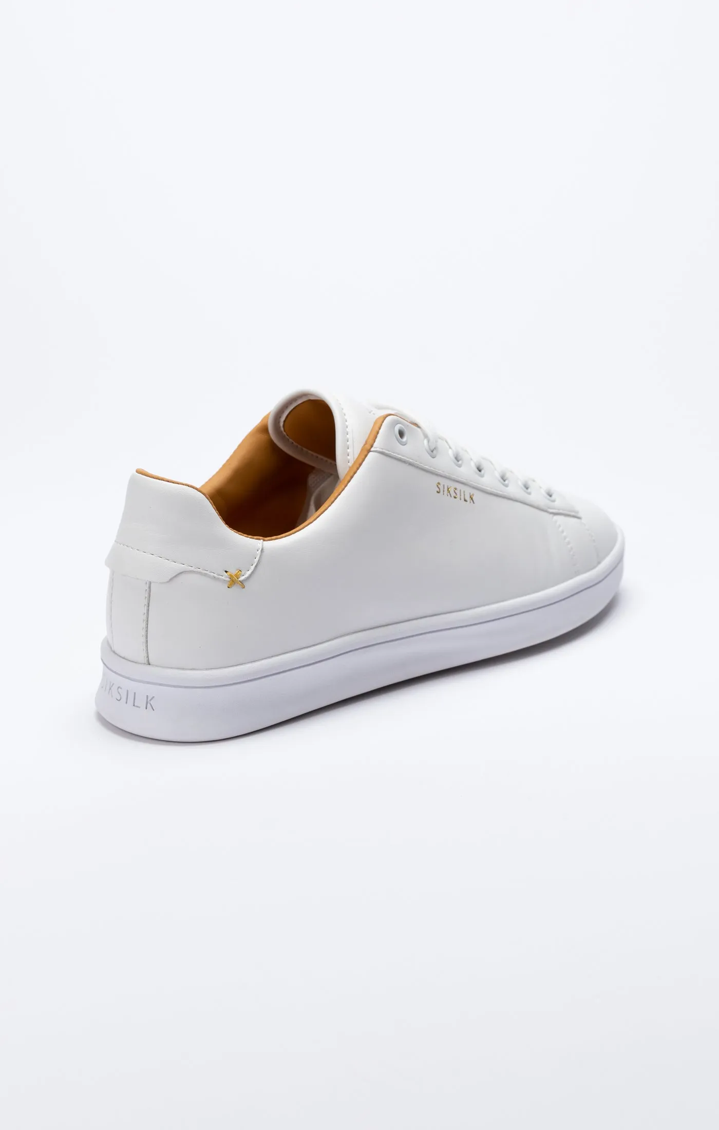 White Low-Top Casual Trainer sold by Siksilk product image thumbnail 3
