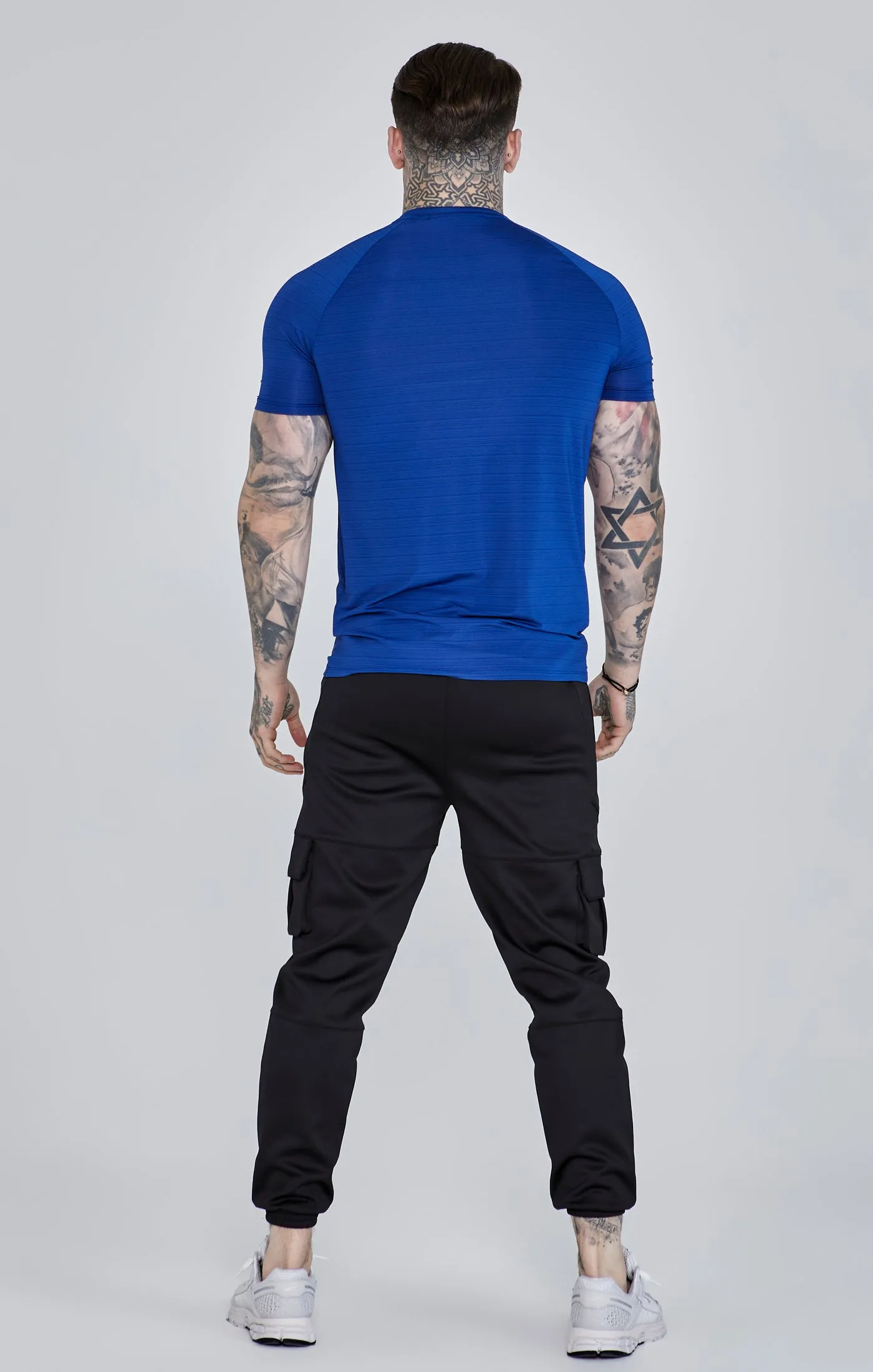 Blue Muscle Fit T-Shirt sold by Siksilk product image thumbnail 5
