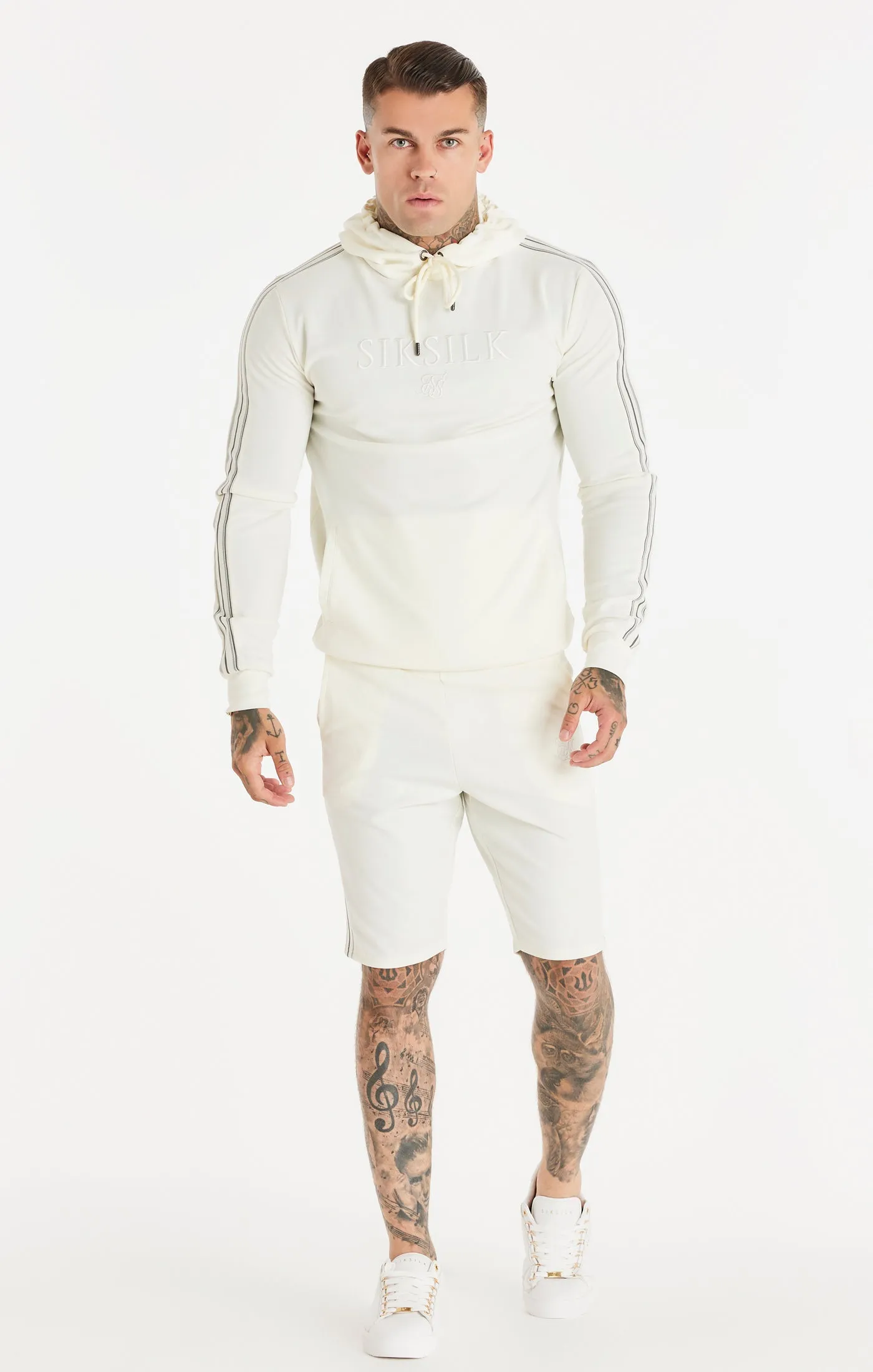SikSilk Elevate Overhead Hoodie - Ecru sold by Siksilk product image thumbnail 4